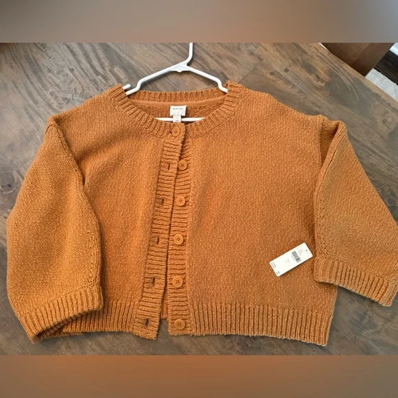 Maeve (Anthropologie) Women's Copper Sweater Cardigan Size L - Picture 4 of 8
